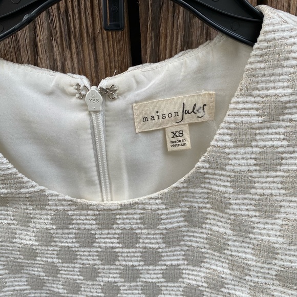 Maison Jules Metallic Fit & Flare Sleeveless Dress - Picture 7 of 10